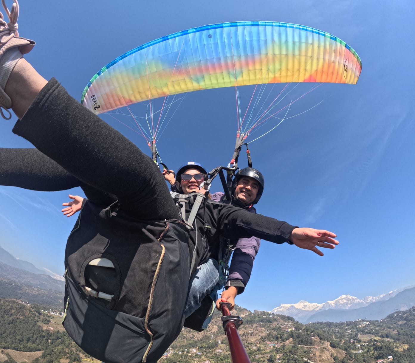 Freedom in the Himalayan sky
