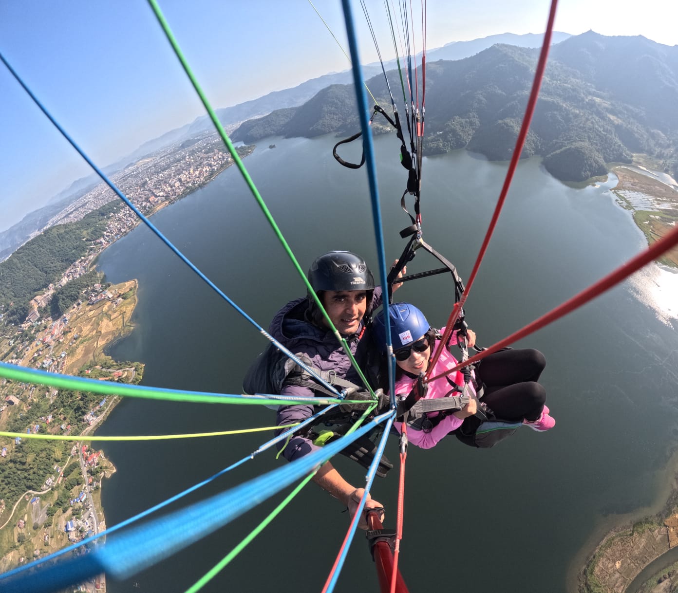 Colorful lines, endless views